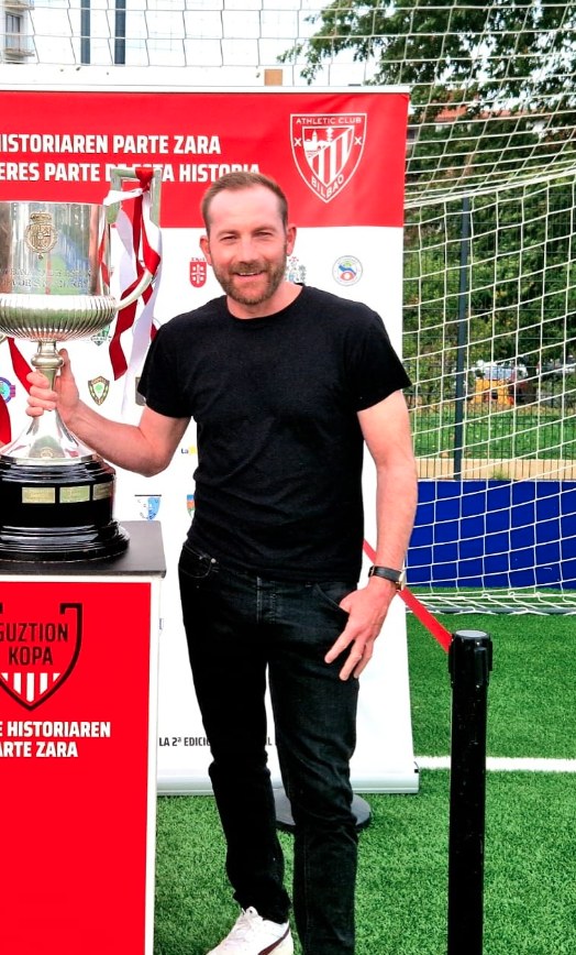 Sylvain De Weerdt avec la Coupe du Roi — Athletic Bilbao Guztion Kopa